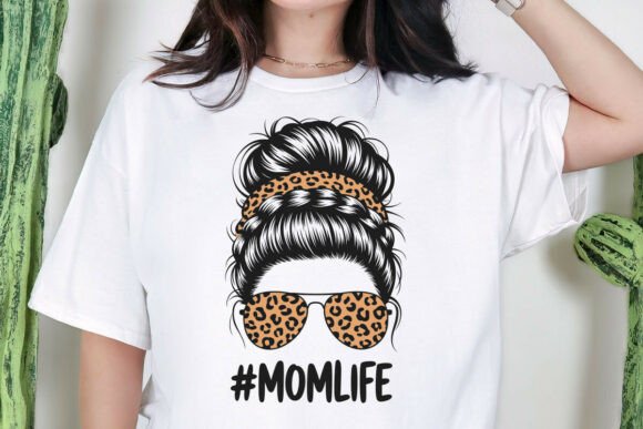 Afro Leopard Mom Life Svg: A Bold Embroidery Choice