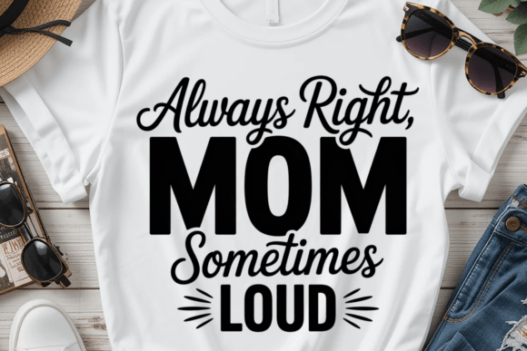 Always Right Mom SVG: A Playful Embroidery Design