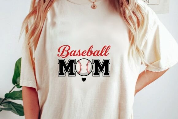 Baseball Mom SVG for Custom Embroidery