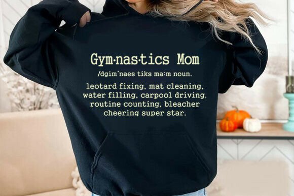 Gymnastics Mom Definition SVG: A Unique Design