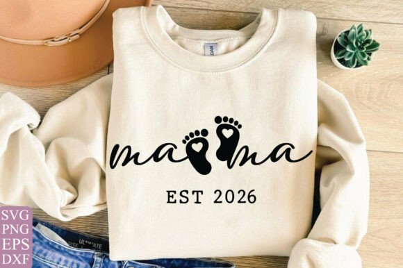 Mama SVG PNG, Baby Reveal SVG: A Designer's Review