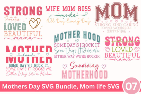 Mom Life SVG PNG: A Versatile Mothers Day Design