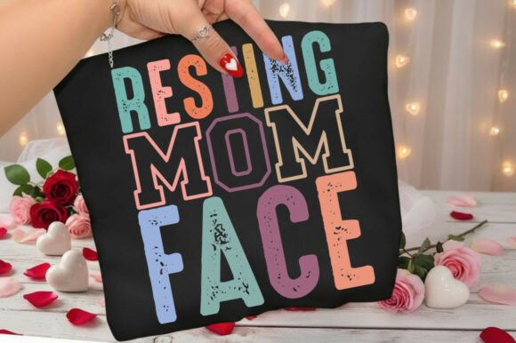 Resting Mom Face Svg Png: A Versatile Design