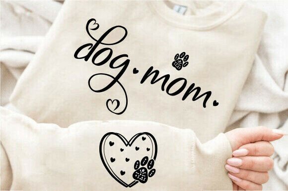 Review: Dog Mom Sleeve SVG, Dog Paws SVG PNG
