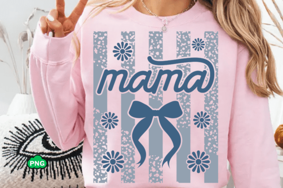Review: Striped Mama Coquette Bow SVG, Mom Png